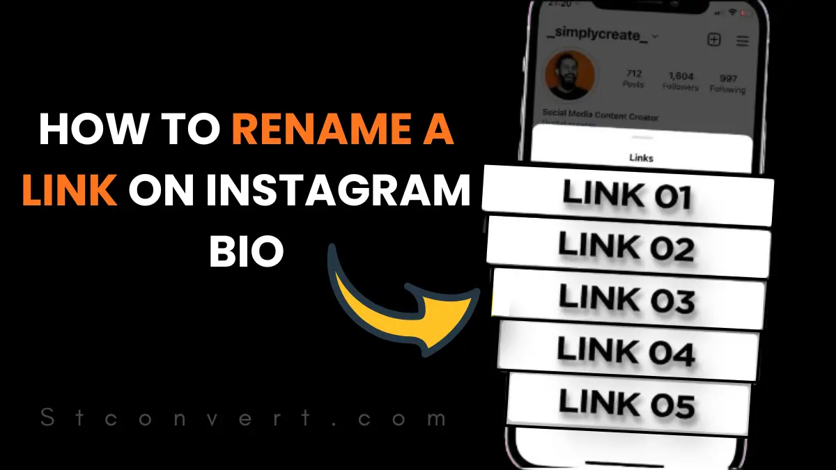 How To Rename A Link On Instagram Bio (2025 Guide)