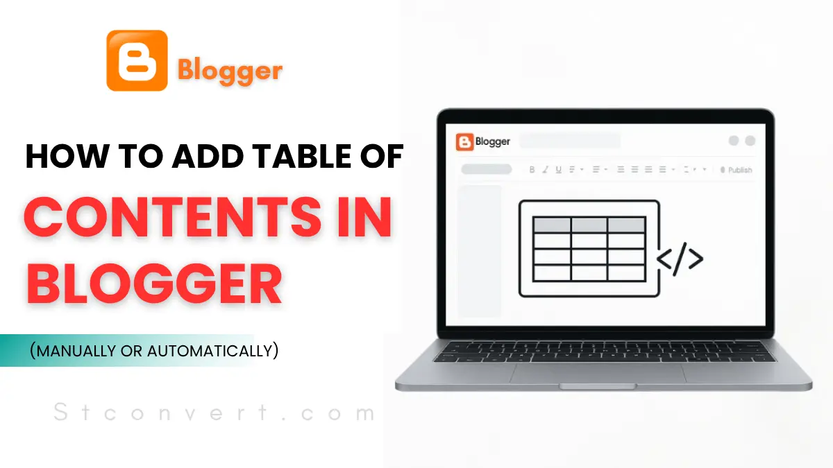 How To Add Table Of Contents In Blogger (Manually & Automatically) 