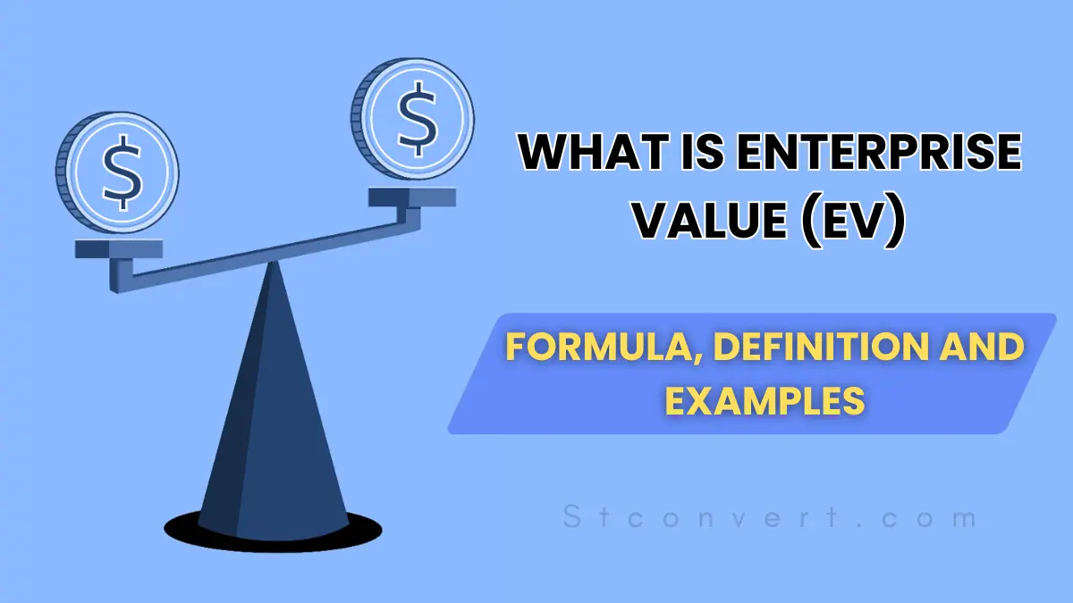 What Is Enterprise Value (EV): Formula, Definition & Examples